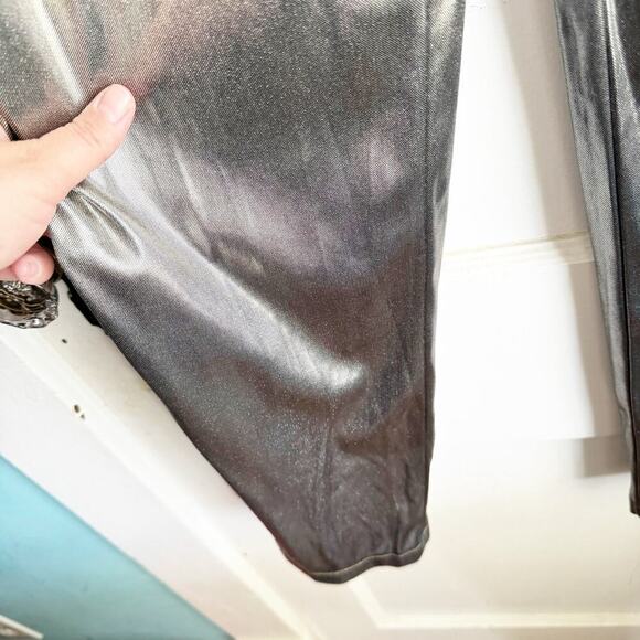 Vintage L Rothschild Night Life for Lilli Ann Metallic Pull on Pants Retro Small - Picture 10 of 13